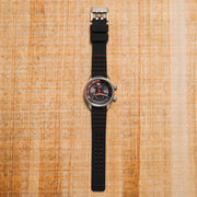 Vendetta II Automatic Wandering Hour Black Gray Red