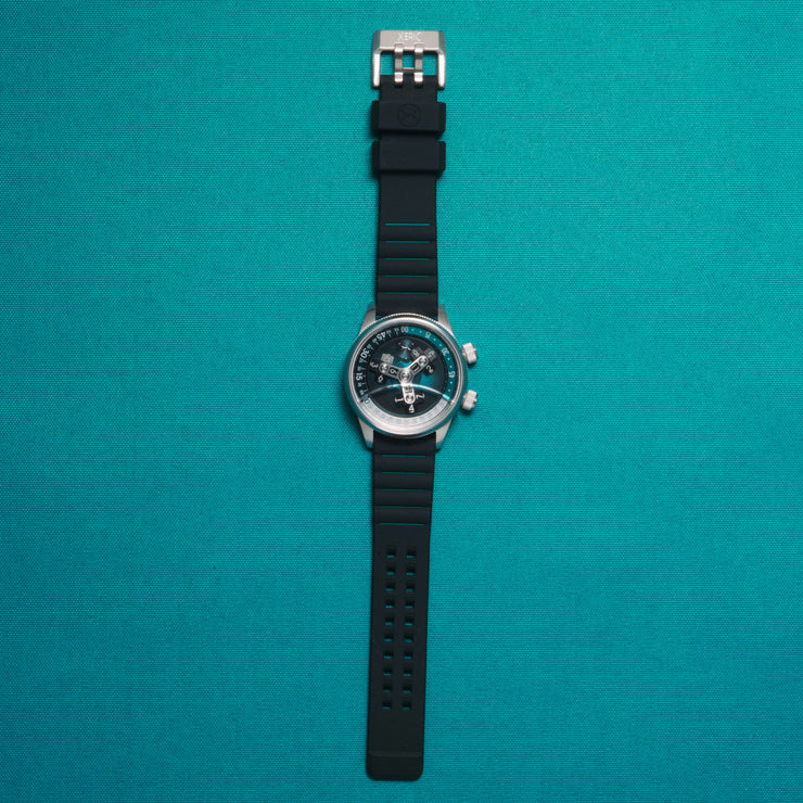 Vendetta II Automatic Wandering Hour Ocean Black